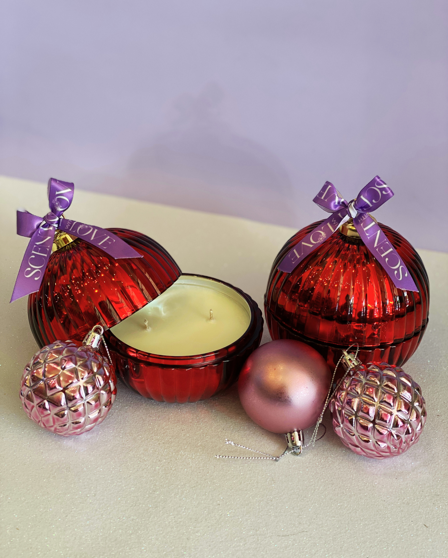 Christmas Bauble Candle