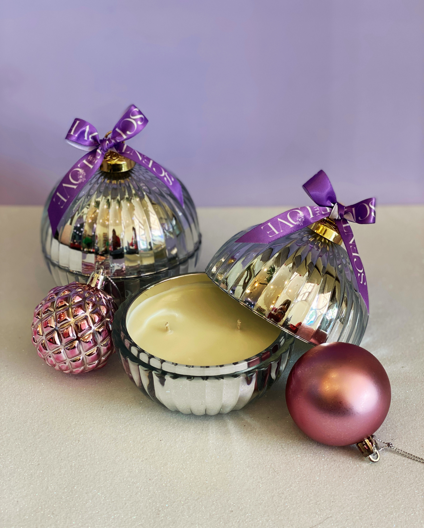 Christmas Bauble Candle